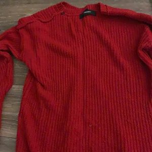 Red forever 21 sweater